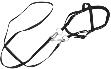 YARNOW Western-pferdegeschirr Aus Nylon Seilkopfstück Für Pferdetraining Trensen Für Seiltrensen Für Reiten Allzweck-trailzügel Trainingshalfter Seilhalfter Für Pferde