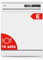 Nilson Lavavajillas 60cm Blanco NJ13600E. 1890W, 14 Cubiertos, 2 Bandejas, 6 Programas, Display LED táctil, Función Stop&Go, Eficiencia Energética Clase E