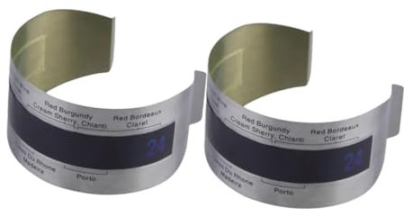 HOLIDYOYO Termometro Da Cucina Con Sensore Per Temperatura Di Liquidi Indicatore Termometro Per Bottiglie e Uso Casalingo Acciaio Inossidabile Resistente