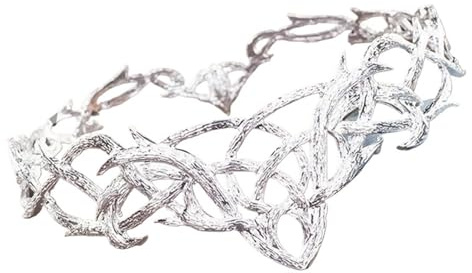 HYFEUOKF Corona de utilería for Cosplay, diadema de elfo for boda, diadema(Male 58 to 60cm)