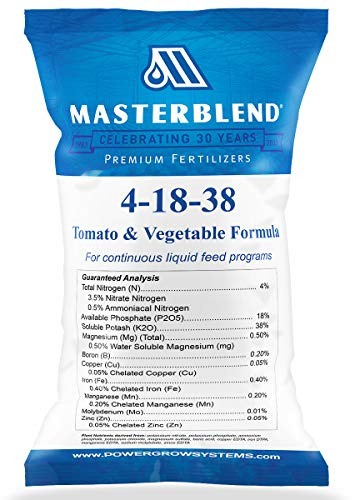MasterBlend Engrais pour tomates et légumes 4-18-38 – en vrac 11,3 kg