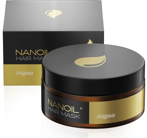 Mascarilla capilar con algas Nanoil Algae Hair Mask 300ml - regeneración y hidratación, ayuda contra el cabello seco