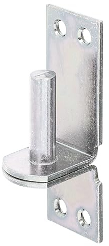 Alberts 844585 Kloben auf Platte | in den Ausführungen mit DI oder DII-Haken | galvanisch verzinkt, Dickschichtschutz | Dornmaß Ø13 mm | Platte 100 x 35 mm | 10er Set