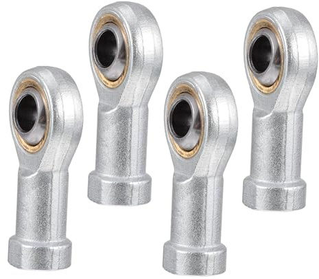 iplusmile 4piezas Cojinete Articulado Rosca Hembra Extremos Varilla Rodamiento Esférico Para Equipos Cnc Machinery Automoción
