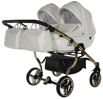 Junama Passeggino per gemelli Diamond Fluo Individual DUO Gemellare 2in1