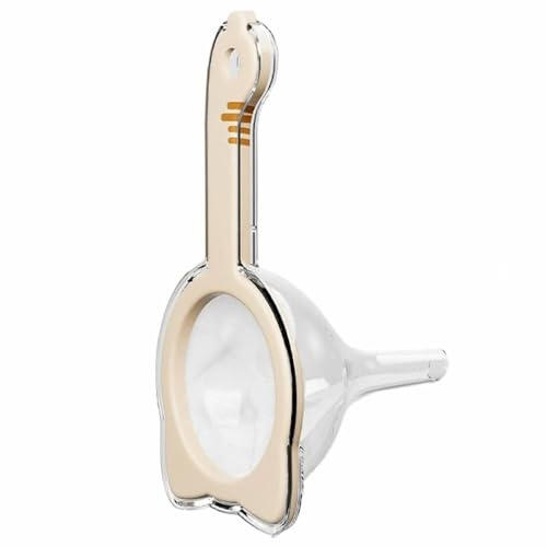 Setaccio a rete in nylon con manico, setaccio in plastica fine a 100 maglie per filtrare il latte della cucina, miele, yogurt e succo di frutta