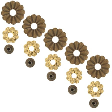Gatuida 5 Set di Accessori per Ventaglio da Ballo Dadi di Ricambio per Ventaglio Pieghevole di Riparazione Perno di Ricambio