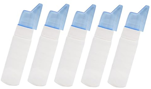 CHICAMPERA Botellas Pulverizador Nasal de Niebla de Spray Nasal Recargables de 70ml Paquete de 5 Unidades Ligeras Abs para Uso en Casa o Vacaciones