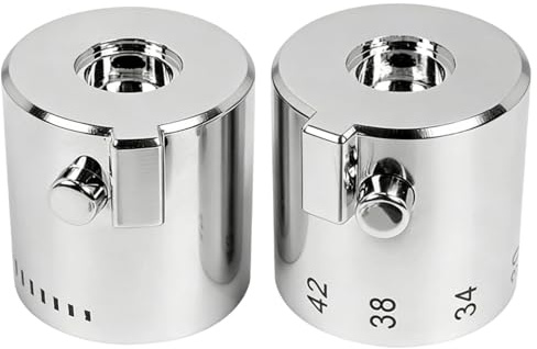 FENGfxcgs 1 Pair Bath Shower Thermostatic Handle, Shower Bathtub Faucet Knobs Hot and Cold Faucet Replacement Tap Handles Knob Showers Control Handles Kitchen Bathroom Accessories