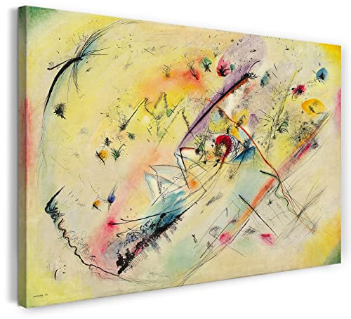 Leinwand (60x40cm): Wassily Kandinsky - Helles Bild (1913)