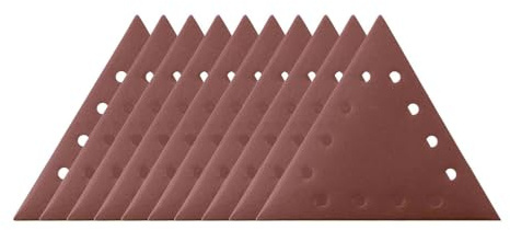 Scheppach - 7903800602 - Set triangular de papel de lija, apto para DS210, grano: 100, 280 x 280 x 280 mm