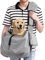 Ownpets Hundetragetasche, Hundetasche bis 11kg, Tragetuch Hund, Hundetasche mit verstellbarem Schultergurt und Fronttasche und Tasche Schulterpolster, 30 cm tief * 46,5 cm breit