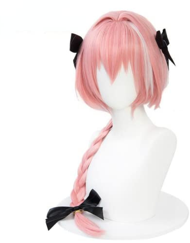 Reiter Astolfo Perücke, Schicksal Reiter Astolfo Cosplay Perücke Synthetische Haar Hitze Beständig Rolle Spielen Haare für Halloween Party