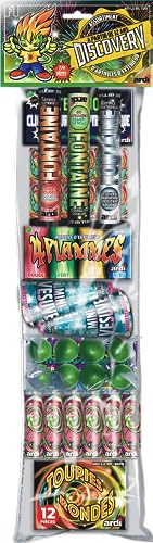 SPARKLERS CLUB Assortiment PETARDS 54 Pièces Assortiment Discovery®, Idéal pour Vos évènements Entre Amis, Effet et Ambiance Festive Garantie - Catégorie T1