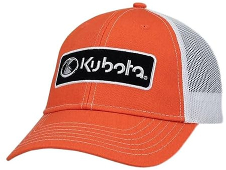 Orange Chino Twill & Mesh Cap