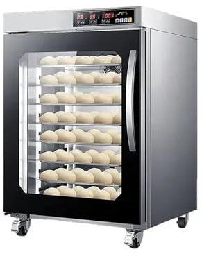 Dough Fermentation Cabinet, Commercial Baking Fermentation Box + Electric Oven, 8-layer 132L Large Capacity, Steam Spray Humidification and 12 Memory Menu Functions
