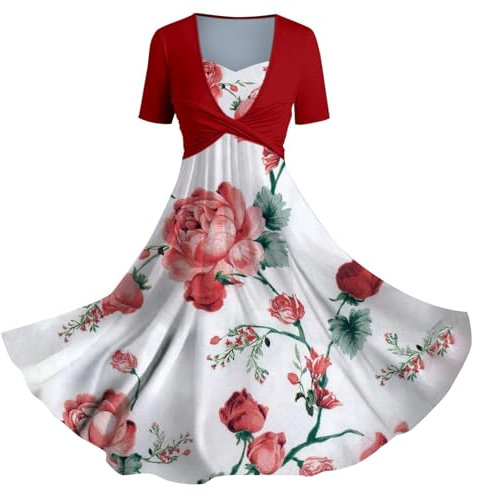 Offerte Saldi Donna Estivi Vestitini Vestito Lungo Spiaggia Donna Abito Cerimonia Fucsia Donna Abito Animalier Donna Elegante Vestiti Carnevale Donna Taglie Forti 2024 Special Deals