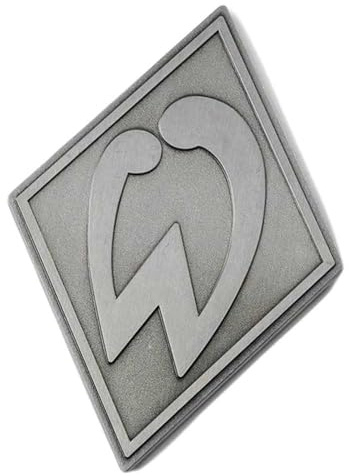 Werder Bremen SV Magnet Metall - 3D Raute - Silber Kühlschrankmagnet SVW