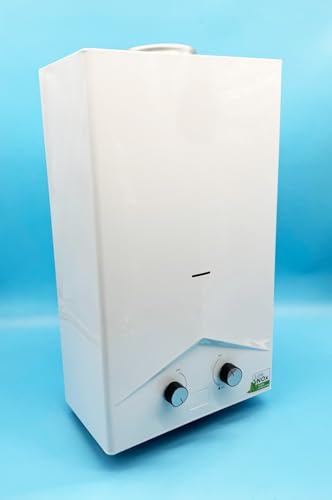 Calentador de Agua a Gas Butano 10 Litros Bajo NOx | Calentador Domestico con Bajas Emisiones de NOx | Encendido Automatico