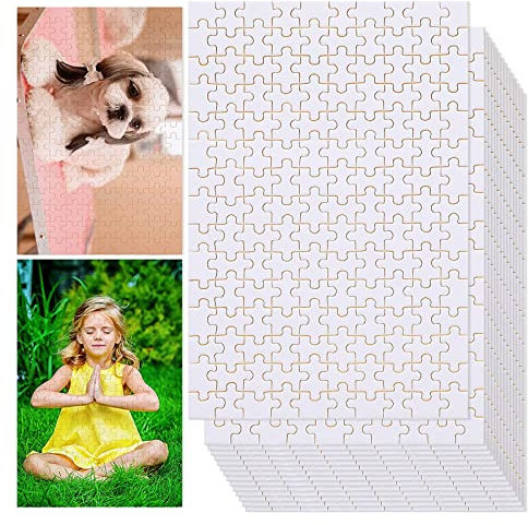 WNXGNHO 15 Sets Sublimations Puzzle 10 2 X 15 2 cm Sublimations Rohlinge Puzzle Für Handgefertigte Puzzles Foto Wandkunst 15 Teile/Set