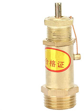 G1/2 Brass Air Compressor Safety Release Pressure Valve for Steam Generator Boiler Electric Coal-Fired Boilers (7KG Pressure Under)
