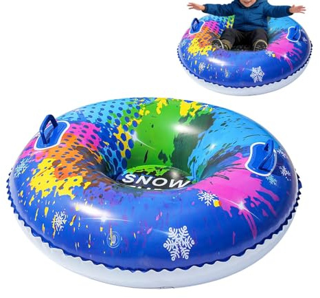 Bougonne De Neige Luge Gonflable Portable En PVC