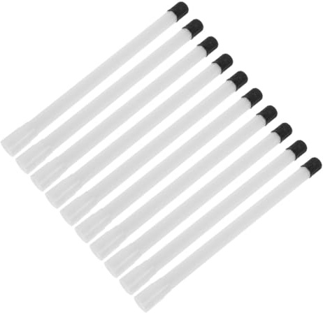 PERSELOSO 10 Stück Kunststoff Ventilverlängerungen für Zwillingsreifen 125mm Weiß Vielseitig Kompatibel für Anhänger und Atv Reifenventile