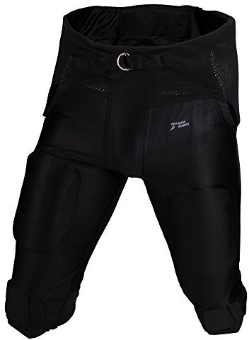Active Athletics American Football Hose 7 Pad All-in-One spelbyxor – svart gr. 2XL