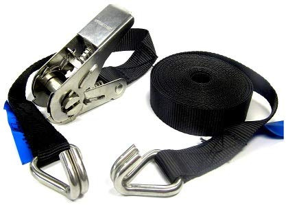 Spanngurt mit Edelstahl Ratsche 2-Teilig LC400daN Zurrgurt 6 Meter (958999)