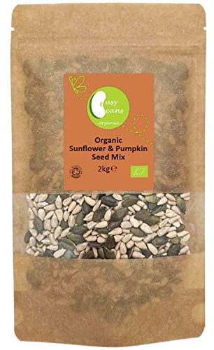 Organic Sunflower & Pumpkin Seed Mix - Certified Organic - by Busy Beans Organic (2kg)
