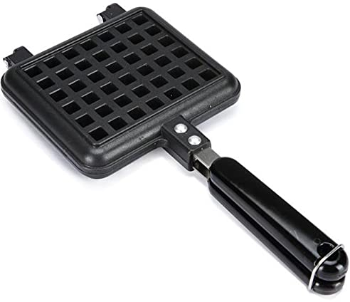 YRHH Herramienta Antiadherente para Hornear Gofres De Hierro Fundido para Placa Exprimidora De Gofres
