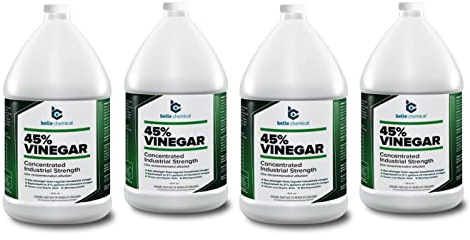 Vinaigre pur à 45 % - Qualité industrielle concentrée (4,8 litres)