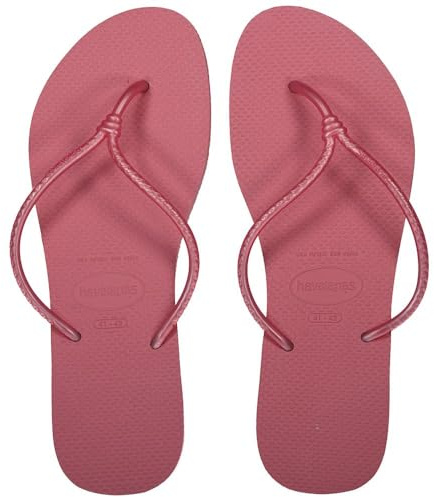 Havaianas Tongs tube pour femme, Fleur papillon lys : rose, 37/38 EU