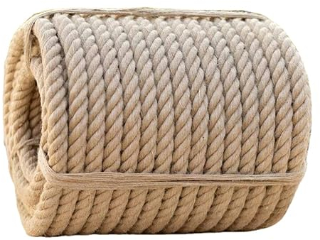 BICI Natur Sisal Seil Für Katzen Sisalschnur Für Kratzbaum Sisalseil Für Kratzbaum Sisalband Für Kratzbaum Sisal Schnur Für Kratzbaum Ersatz, Katzenzubehör, Basteln, Dekorieren Von Häusern (10MM,50M)