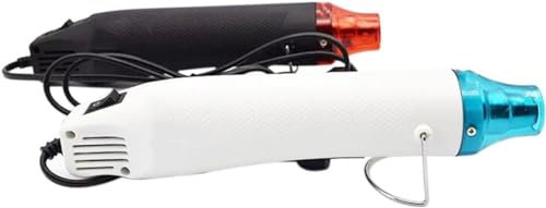 WWFAN Hot Air Gun, Power Phone Repair Tool, Air Heat Gun Hot Gun Soldering, Hair Dryer Soldering Supporting Seat Shrink (Color : White+Black, Size : 110V)