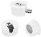 30 PCS Furniture Connectors Eccentric Cam Lock,Funiture Connection Fixing Screws (White)