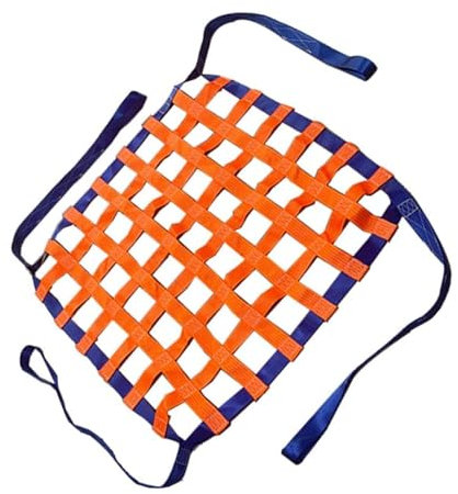 Hangendes Hebenetz - Flaches Nylonnetz, Anhängernetz, Schutznetz Garten, Cargonetz Heavy Duty, für Treppenhebungsnetz, Frachtnetz, Anpassbar, Last 0,3-3,5 Tonnen ( Size : 4 X 4M/Mesh 15cm/Load 2.5t )
