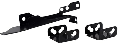 MTQY 1 Set schwarze Computer-Grafikkarten-Dual-Lüfter-Metall-Kühlhalterung mit Befestigungsschrauben, interne Komponente, geeignet für 8/9/12 cm Regale