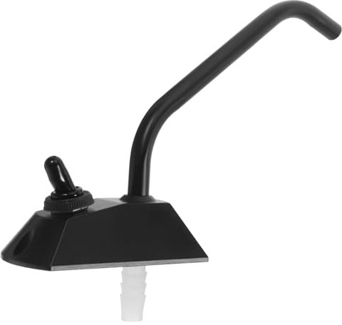 HOLIDYOYO Robinet Eau Marin Pour Camping Et Bateau Pompe à Eau Électrique Avec Bec Rotatif Tuyau Pour Évier De Cuisine Noir