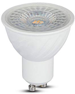 KIT 5 GU10 VTAC 6.5W CHIP V-TAC PRO VT-247 LAMPADINA LED GU10 6,5W FARETTO SPOTLIGHT CHIP 110 LUCE CALDA
