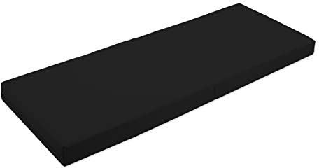 Gutekissen® Weichbodenmatte Gymnastikmatte Turnmatte Fitnessmatte Faltmatratze 2 EKO MAT (170x85x5, Schwarz)