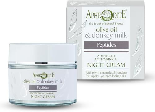 Aphrodite Anti-Wrinkle & Anti-Pollution Night Cream. Daily night treatment to soothe skin and improve skin elasticity (50 ml / 1.70 fl oz) (Anti-Wrinkle & Anti-Pollution)