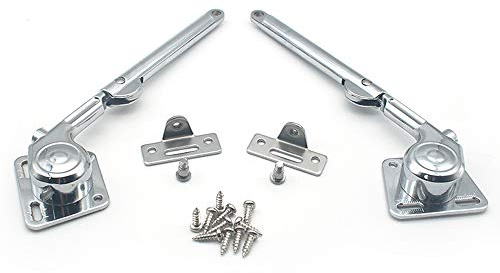 Tige hydraulique de support pneumatique, charnière de support hydraulique de porte d'armoire haut et bas d'armoire robuste, tige de support d'arrêt arbitraire (lot de 2)