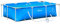 Outsunny Piscine Tubulaire Hors Sol rectangulaire Cadre en métal avec Filtre 252L x 152l x 65H cm Bleu