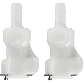 BBTUS 2pcs1/43/85/16acoplamiento de liberación rápida barb de mangueras de plástico, acoplamiento de desconexión rápida, acoplamiento rápido con válvula de cierre (2conectores femeninos)(1/4)