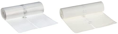 Müllsäcke DEISS PREMIUM transparent 70 my 120 L & Müllsäcke DEISS PREMIUM weiß Typ 60, 120 Liter