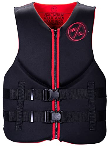 HyperLite Men's Indy Life Jacket - US Coast Guard Approved Level 70 Buoyancy Aid, Great for Any Water Sports Activity Including Boating, Paddle & Swimming - Medium