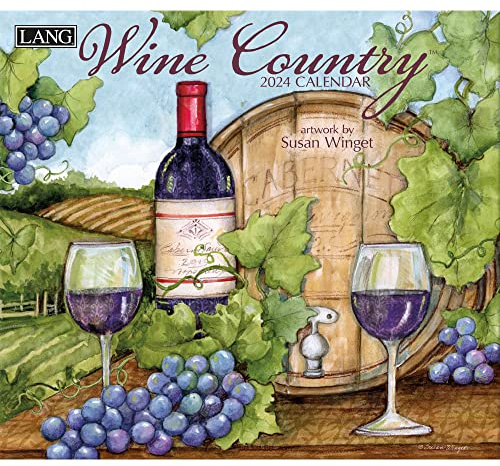 LANG Wine Country 2024 Wandkalender (24991001885)