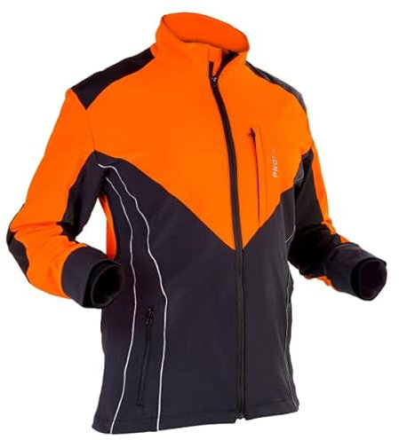 Grünholz Pro³air Forstjacke, Gr. M, anthrazit-orange, KWF Profi zertifiziert