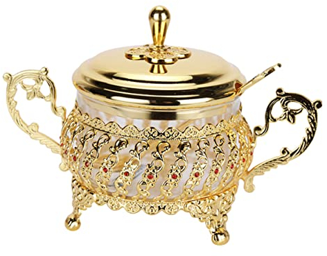 Cabilock Bocal à Épices Verre Avec Couvercle Et Cuillère Organisateur De Cuisine Pour Condiments Et Assaisonnements Couleur Aléatoire